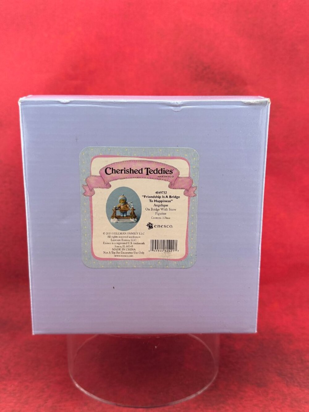 Cherished Teddies "Friendship is A Bridge To Happiness" Angelique Figurine 2015